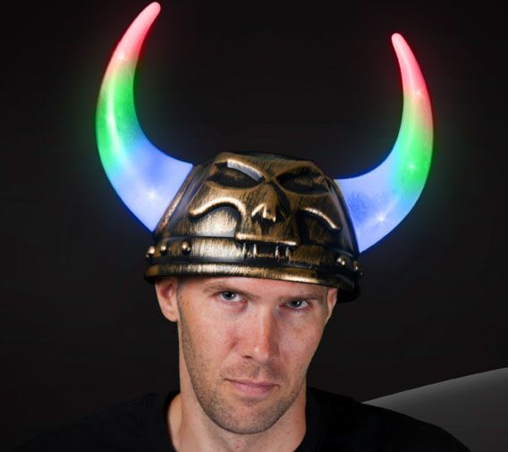 Flashing devil horn hat for Halloween partys and more