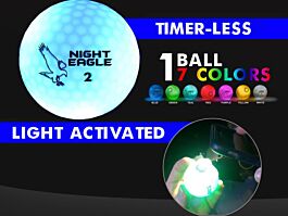 Multi-color Night Eagle CV Light Up LED Golf Ball