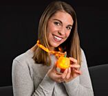 Flashing Pumpkin Lanyard Necklaces
