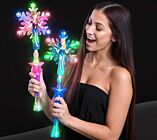 LED Princess Snow Flake Wand