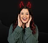 LED Copper Wire Devil Horns