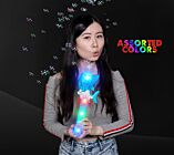 Flashing Shark Bubble Wand