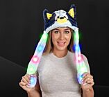 Flashing Bluey Plush Moving Ear Hat Asst