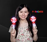 Light Up Lolli Pop Wand 9 Inches