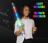 Expandable Bubble-Blowing Light-Up Sword