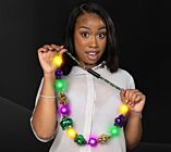 LED Mardi Gras Capuchon Necklace