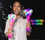 10 Hole LED Butterfly Bubble Wand