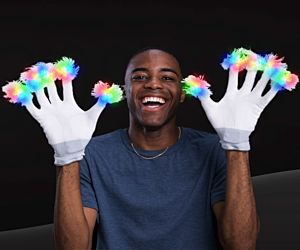 Light up Gloves White