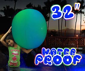 Light up Inflatable Beach Ball (32 in)