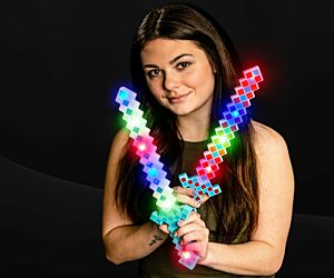 16inch LED Minecraft Pixel Wand