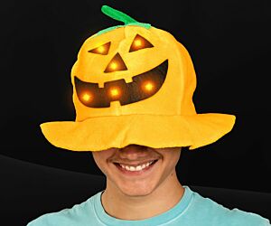 Flashing Pumpkin Hat