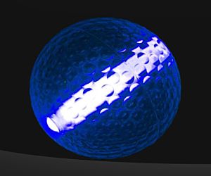 Blue Pro Glow Night Golf Balls