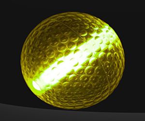 Yellow Pro Glow Night Golf Balls