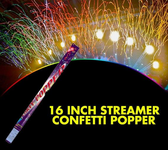 Streamer Confetti Popper (16 Inches)