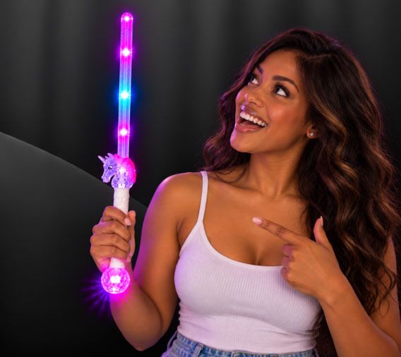 Light-Up Unicorn Princess Wand