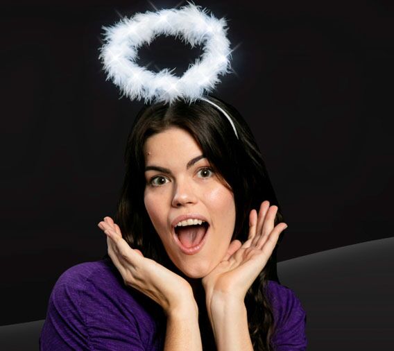 LED Angel Halo With White LEDs