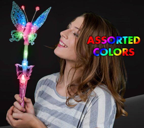 その他 FANTASTICS LIGHT STICK BUTTERFLY Light-up butterfly wands perfect for girls