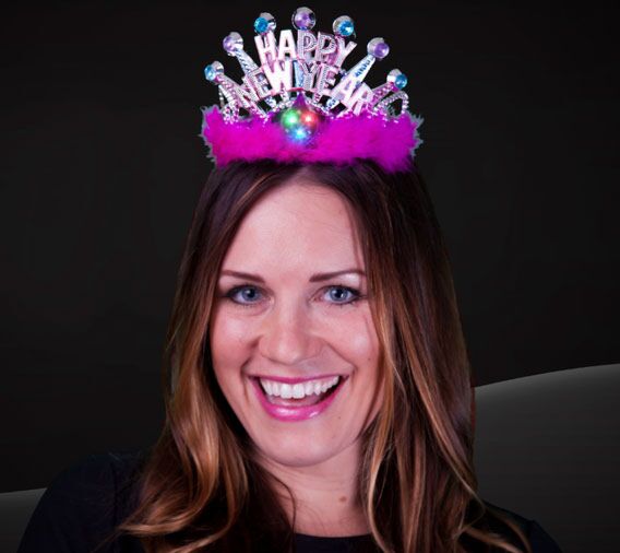 Flashing New Years Eve Tiara
