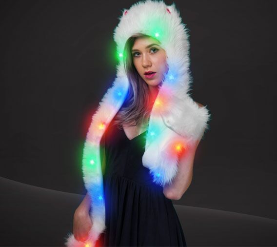 Light up Panda Hat