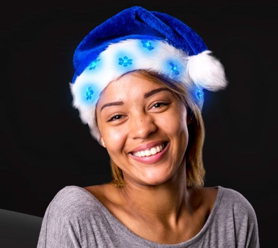 LED Snowflake Hat