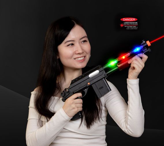 Light up Pump Action Toy AR Rifle