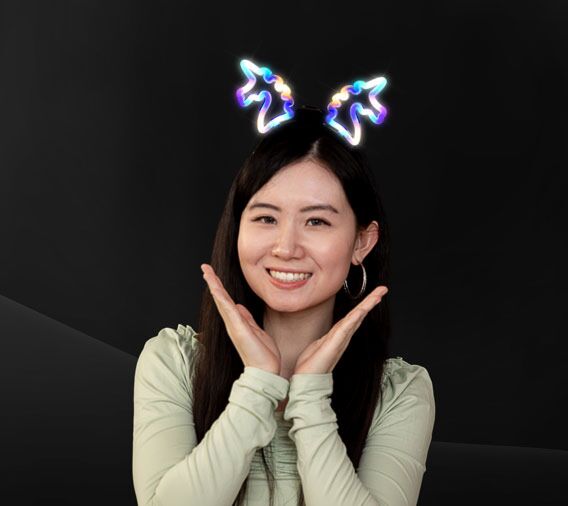 LED Silhouette Unicorn Headband
