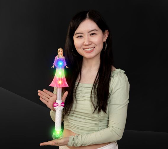 Flashing Aurora Princess Wand