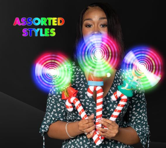 LED Candy Cane Windmill Assortment
