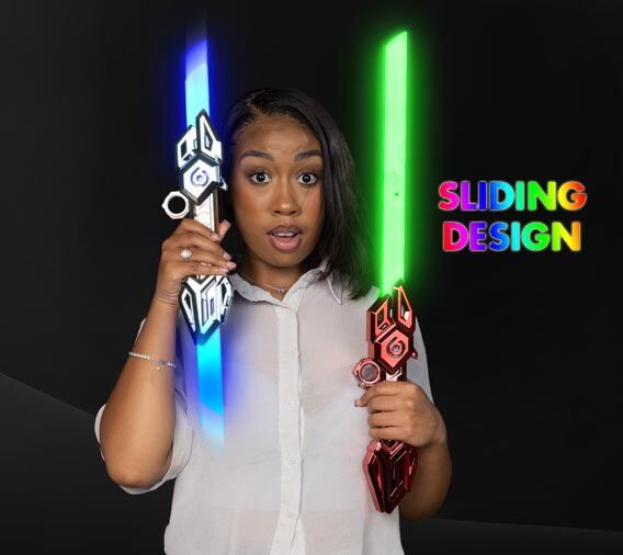 LED Switch Blade Ninja Sword