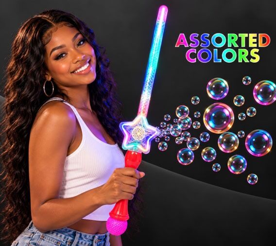 Light up Mosaic Star Bubble Sword