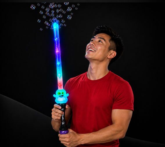 LED Ghostly Glow Bubble Sword