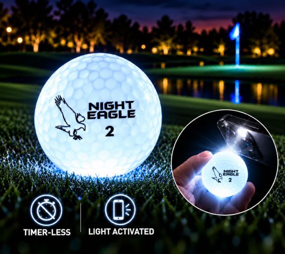 Night Eagle CV LED Golf Ball - White