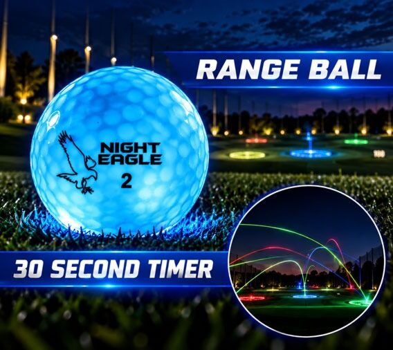 30 Second LED Range Golf Ball - Blue