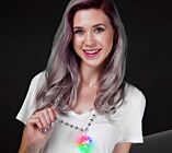 Crystal Star Bead Necklace