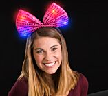 Light up Sequin Bow Tie Headband