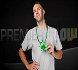 LED Marijuana Leaf Medallion