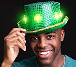 LED Clover Fedora Hat