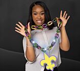 LED Mardi Gras Chain /w Fleur de Lis