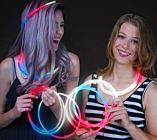 Red White Blue Glow Necklaces  (50/pcs)