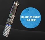 12" Gender Reveal Confetti Cannon - Blue Tissue