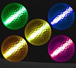 Assorted Colored Glow Night Golf Balls