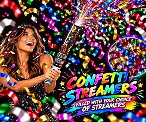 Streamer Confetti Popper (24 inches)