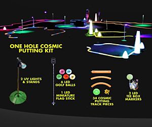 Cosmic Miniature Golf Putting Kit