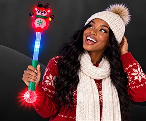 Light-Up Reindeer Christmas Wand