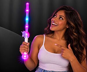 Light-Up Unicorn Princess Wand