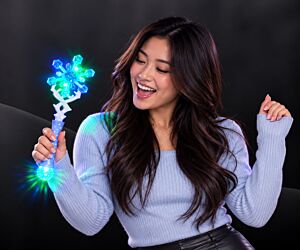 LED Enchanted Snowflake Crystal Wand