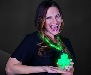 Flashing Clover Lanyard Necklaces