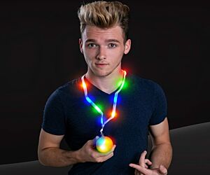 Flashing Basketball Lanyard Necklaces