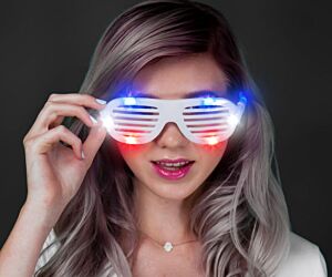 Light up Shutter Shades (R/W/B)
