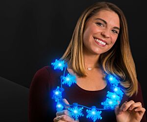 LED Snowflake Necklace